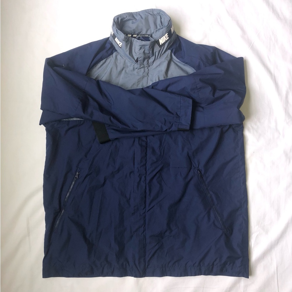 Nike Windbreaker Jacket W/ Removable Hood XL *Lightweight *Used Refer To Picture